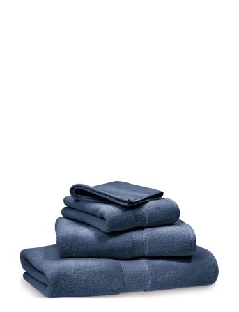 Avenue Wash Towel Home Textiles Bathroom Textiles Towels & Bath Towels Face Towels Blå Ralph Lauren Home*Betinget Tilbud