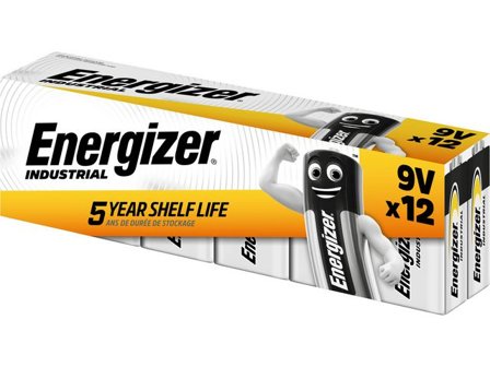 ENERGIZER Batteri Industrial E 9V 12/fp - Lyreco - Kontorsmaskiner - Batterier - E/9V