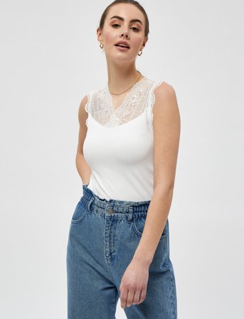 Minus Vanessa Top - White - XS