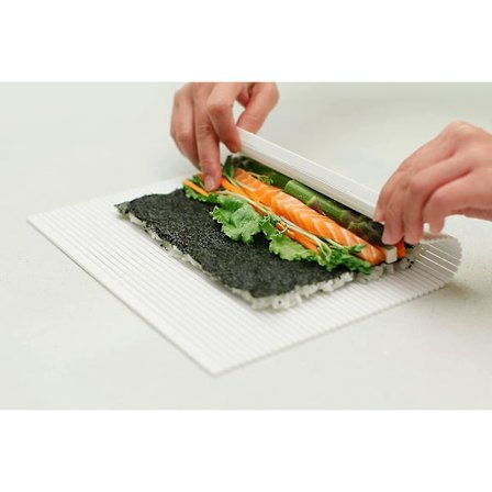 Profesjonell Non-stick Sushi Matte Plast Sushi Rullematte Sushi Matte Rulle Sushi Rulle