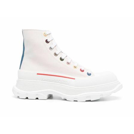 Alexander McQueen, Boots Biały, Mężczyzna, Rozmiar: 44 EU