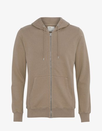 Classic Organic Zip Hood - Desert Khaki - XL