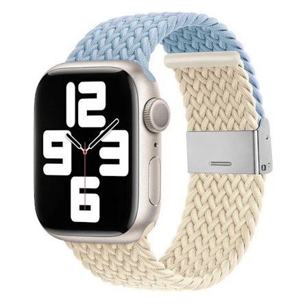 Flätat armband kompatibelt med Apple Watch-armband 49mm 40mm 44mm 45mm 41mm 46mm 42mm 45mm Armband IWatch Ultra Series 11 10 9 7 8 6 5 SE Armband