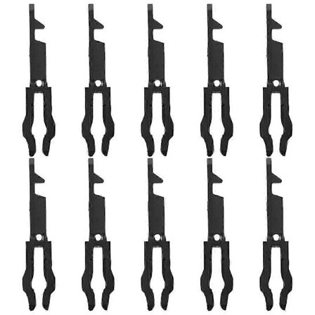 10 stk. Nødknapp for knusing av glass, nøkkelbryter, panikkknapp for brannredning, innvendig dørnøkkel, tilbakestillingsfunksjon, viktig 