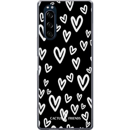 Yhteensopiva Puhelinkuori Sony Sony Xperia 5 Cactus and Friends - Handdrawn Love Chaos