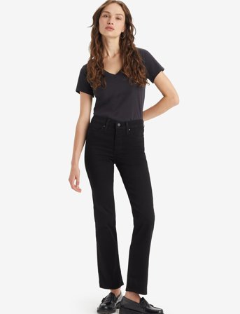 Levi's 314 Shaping Straight Soft Blac - Black - 30 x 30