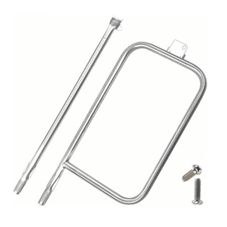 Korrosionsbestandig Grillbrænder, Perfekt Pasform til Weber Q3000 Q3200 Serie Gasgrill, Kraftig Rustfrit Stål Grill Reservedel til