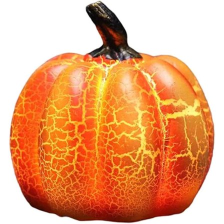 Græskar lanterne Halloween harpiks græskar lampe LED batteridrevet