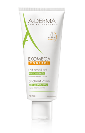 A-Derma Exomega Control Lotion fuktighetskrem 200 ml