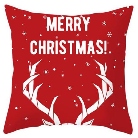 Christmas Red Santa Snögubbe Case Cover Örngott Xmas Dekor