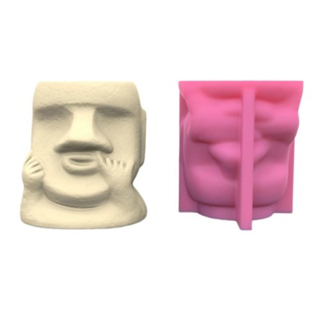 Handgjorda molds i silikon Gör-det-själv- molds Molds för gör-det-själv-betongplantor och pennhållare