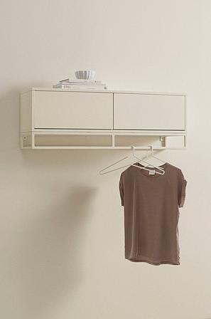 Jotex - Wandkast Beige BEIGE - LYCKEBY - Koop Kasten & Vitrinekasten bij Jotex