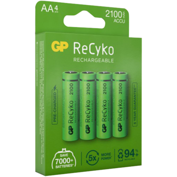 Batteri Gp Recyko Aa 4-P