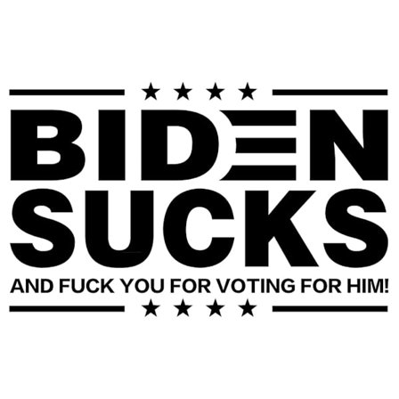 Anti Biden Dekal Bilklistremerker 100 eller 200 STK for Laptopdekorasjon