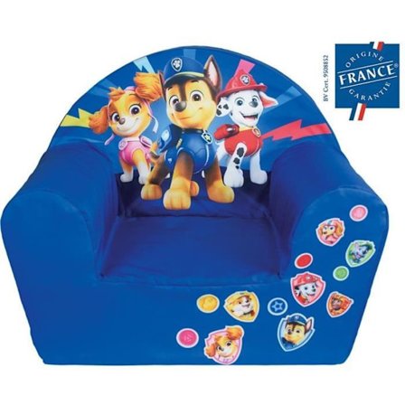 Barnklubbsstol - PAW Patrol - Kul hus - Tillverkad i Frankrike - 52 x 33 x 42 cm