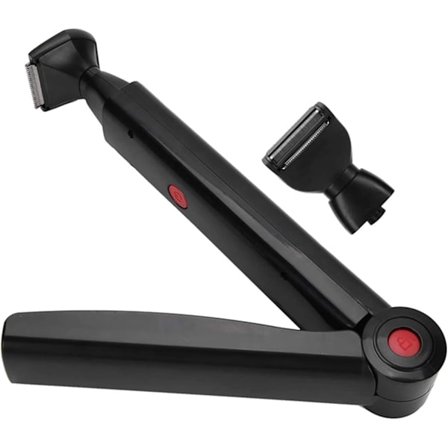 Sähköinen selkäkarvojen ajokone, kannettava USB-ladattava pitkävartinen selkäkarvojen poisto, kokoontaitettava vartalotrimmeri, miesten selän ajohöylä