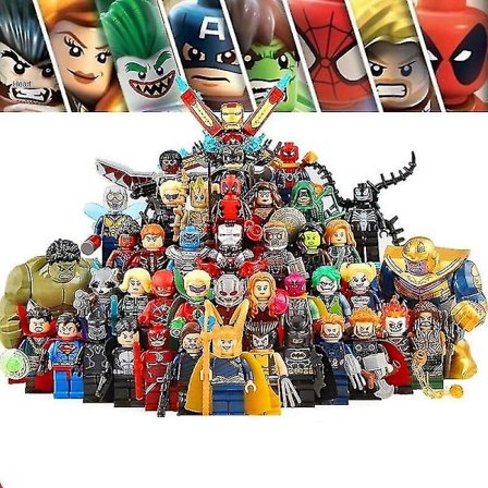 Superhelte 40 stk. samling iron man mk byggefigurer samlede minifigurer