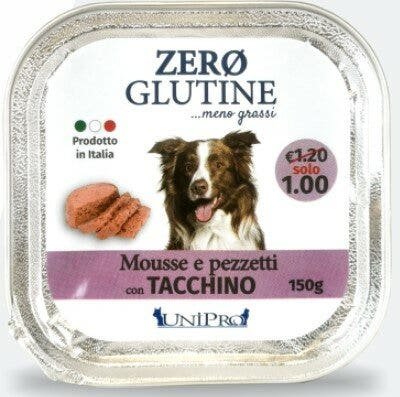 Unipro Zero Glutine Cane Con Tacchino 150g