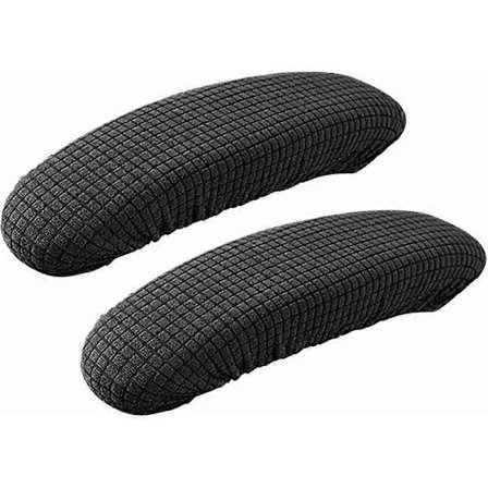 1 Par Polyester Kontorstol Armlenetrekk - Avtakbare, Elastiske, Vaskbare og Vanntette - Svart