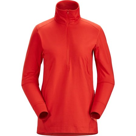 Arc'teryx Women's Rho Lt Zip Neck Women Mid layer tops Red M