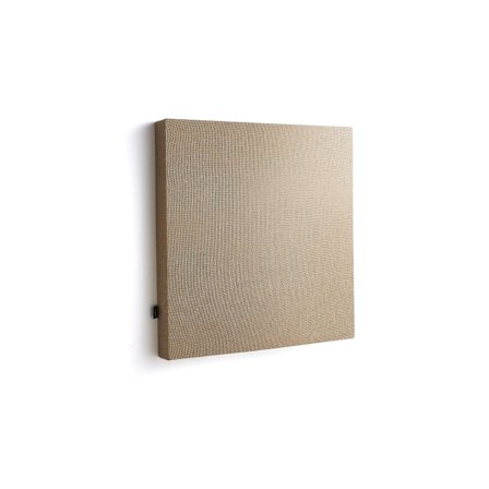 Akustikpaneel POLY, quadratisch, 600x600x56 mm, Wandmontage, beige