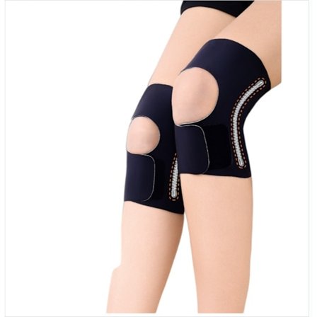 Termo fleeceforede knæbind til mænd og kvinder med anti-slip og forstærket støtte til ældre, 1 par M