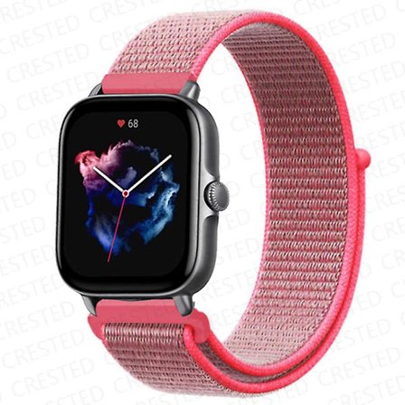 20 mm 22 mm watch för Amazfit Gts/2/2e/4/3/mini Gtr 4/2/3/ pro 47 mm Stratos 3 nylon Pulseira Correa Amazfit bipsband