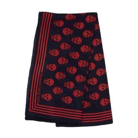 Alexander McQueen, Silky Scarves Zwart, Dames, Maat:ONE Size