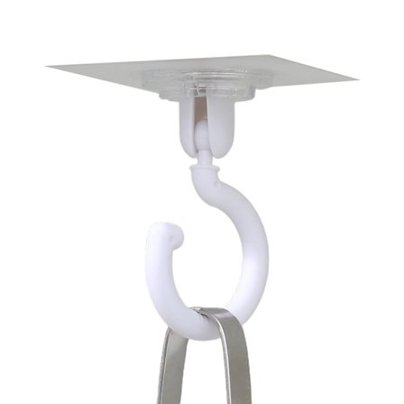 Tak roterende krok Sterk krok Multifunksjonell selvklebende krok Kjøkken Bad