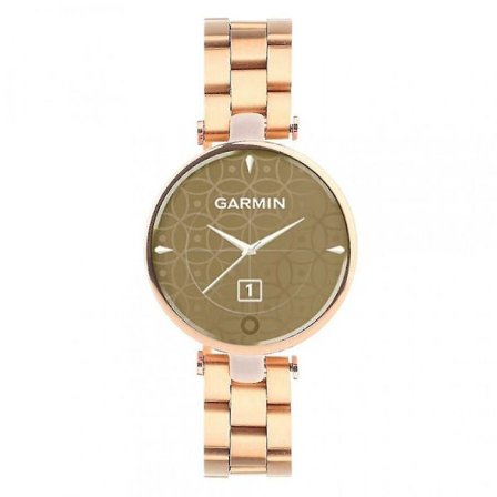 Justerbart roséguldfärgat metallarmband till Garmin Lily