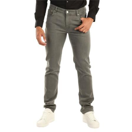 Trussardi, Straight Trousers Grijs, Heren, Maat:W32