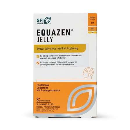 Equazen Jelly Drops, Helse & Madvarer, Kosttilskud, Fiskeolie & Omega 3