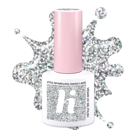 HI HYBRID Smalto semipermanente #133 Sparkling Swan Lakie 5ml - Smalto Gel e semipermanente