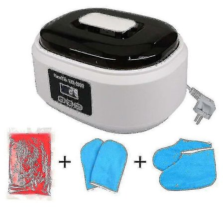 200w Parafin Varmeterapi Badekar Voksgryte Varmer for Hånd Fot Skjønnhet Grå