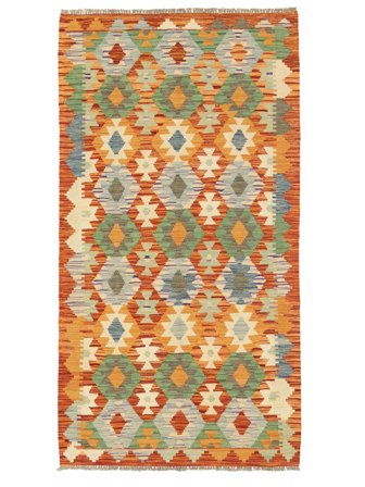 Kelim Afghan Old Style Vloerkleed Handgeweven 104X195 Afghanistan