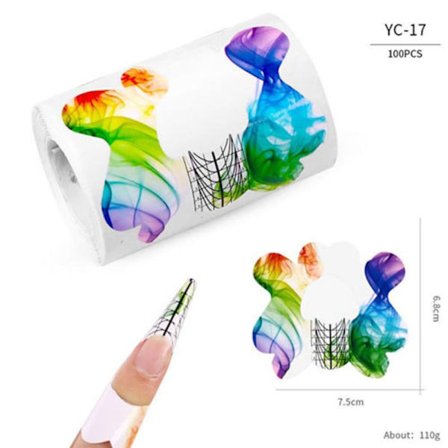 Nail Forms Sticker Manicure Design 02 02