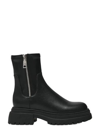 Roadmap Shoes Boots Ankle Boots Ankle Boots Flat Heel Black Steve Madden