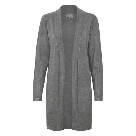 Culture CUannemarie Long Vest , Grijs , Dames , Maat: L Vesten