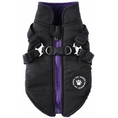 Labrador Chihuahua Fransk Bulldog Vinter Vandtæt Varm Hundejakke Med Skulderstropper Lille, Mellem og Stor Hunde Vandtæt Hundejakke, S