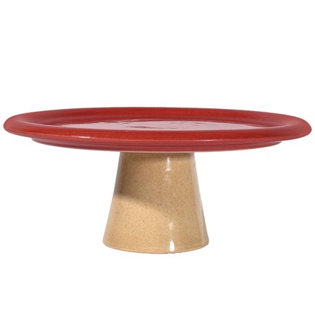 Byon Porto kagefad 26,5x11 cm, rød/beige | KitchenOne