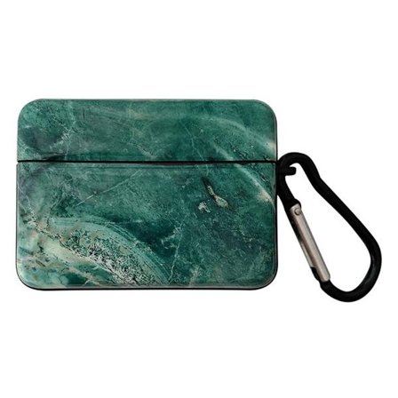 Airpods Pro marmorikuvioinen kotelo - Vihreä