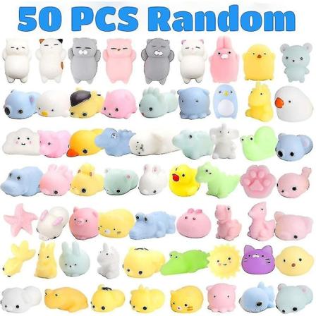 Stressbollar för barn, 10-50 slumpmässiga bitar, Kawaii, stress relief 30pcs