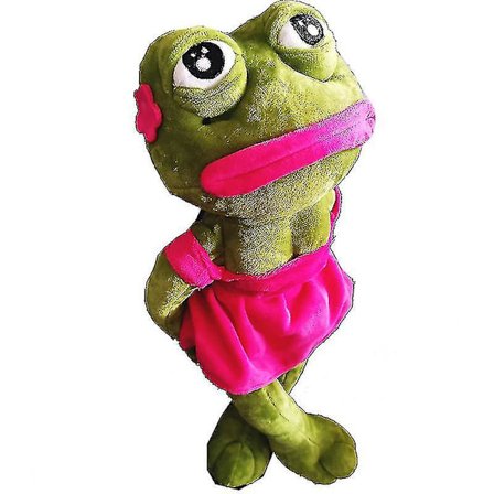 45 cm Surullinen Sammakko Pehmolelu Pehmeä Täytetty Tyyny Maginen Ilme Pepe Surullinen Sammakko Eläin Pehmolelu Syntymäpäivälahja Lapsille (FMY)