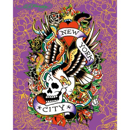 Ed Hardy Poster New York city