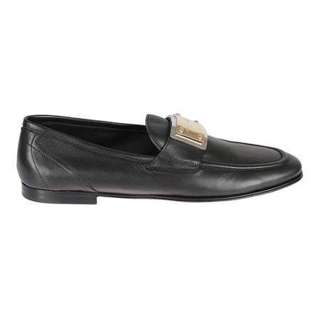 Dolce & Gabbana Loafers Sort, Herre, Størrelse: 41 1/2 EU