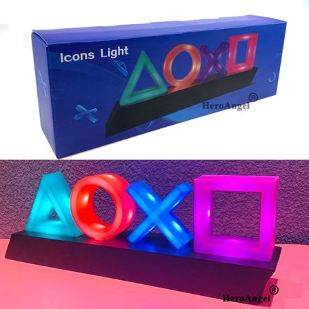 Ääni Ohjaus Peli Icon Light PS4 Playstation Soittimelle Kaupallinen värillinen valo