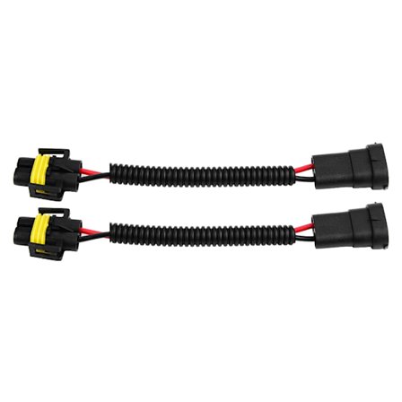 2 kpl H11 ajovalojen sumuvalojen jatkojohtosarjan liittimet