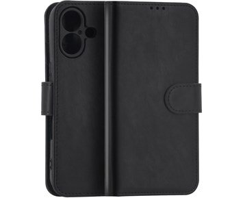 Andersson-PU leather wallet w/ MagSafe Apple iPhone 16 Plus Black-Stilrent MagSafe-lommebokdeksel til iPhone 16 Plus-Telecom accessories-Mobildeksler 
