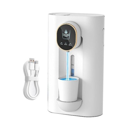 Muntvattenbehållare för badrum, 540 ml (18,26 oz) Beröringsfri automatisk munvattenbehållare med magnet