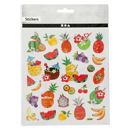Creativ Company Stickers Vruchten 1 vel